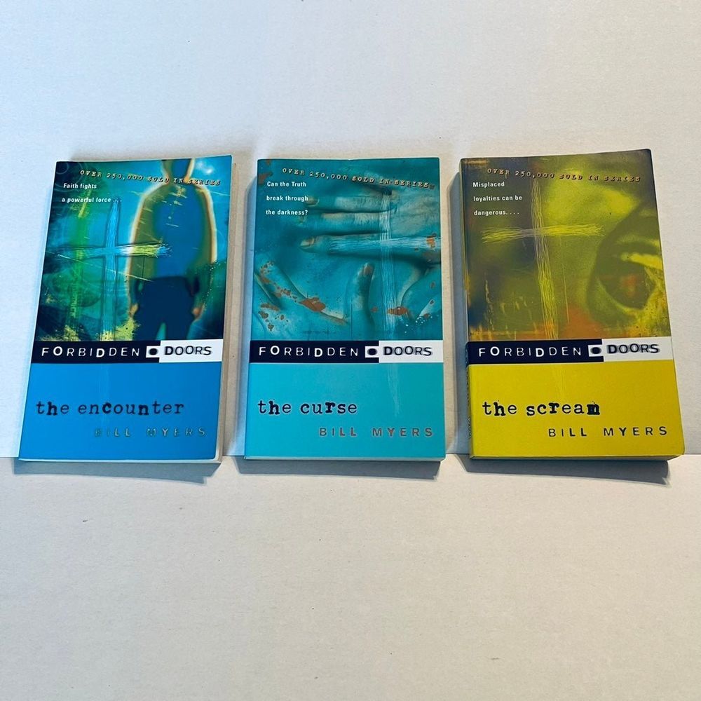 Set‎ of three (3) books Forbidden Doors by Bill Myers